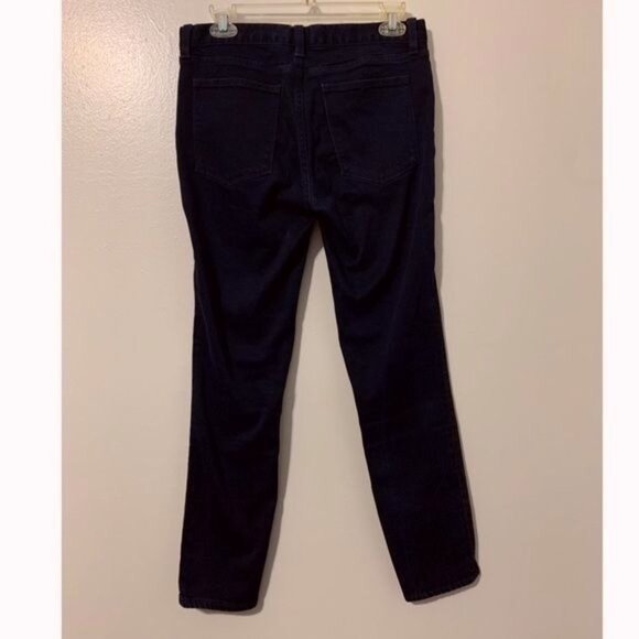 J. Crew Women's Mid Rise Toothpick Size 28 Colorblock Blue Black Jeans Everyday - Picture 8 of 14